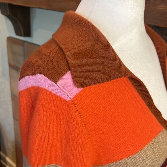 Charter Club Cashmere Striped Multicolor Midi Dress, size S - Picture 4 of 12